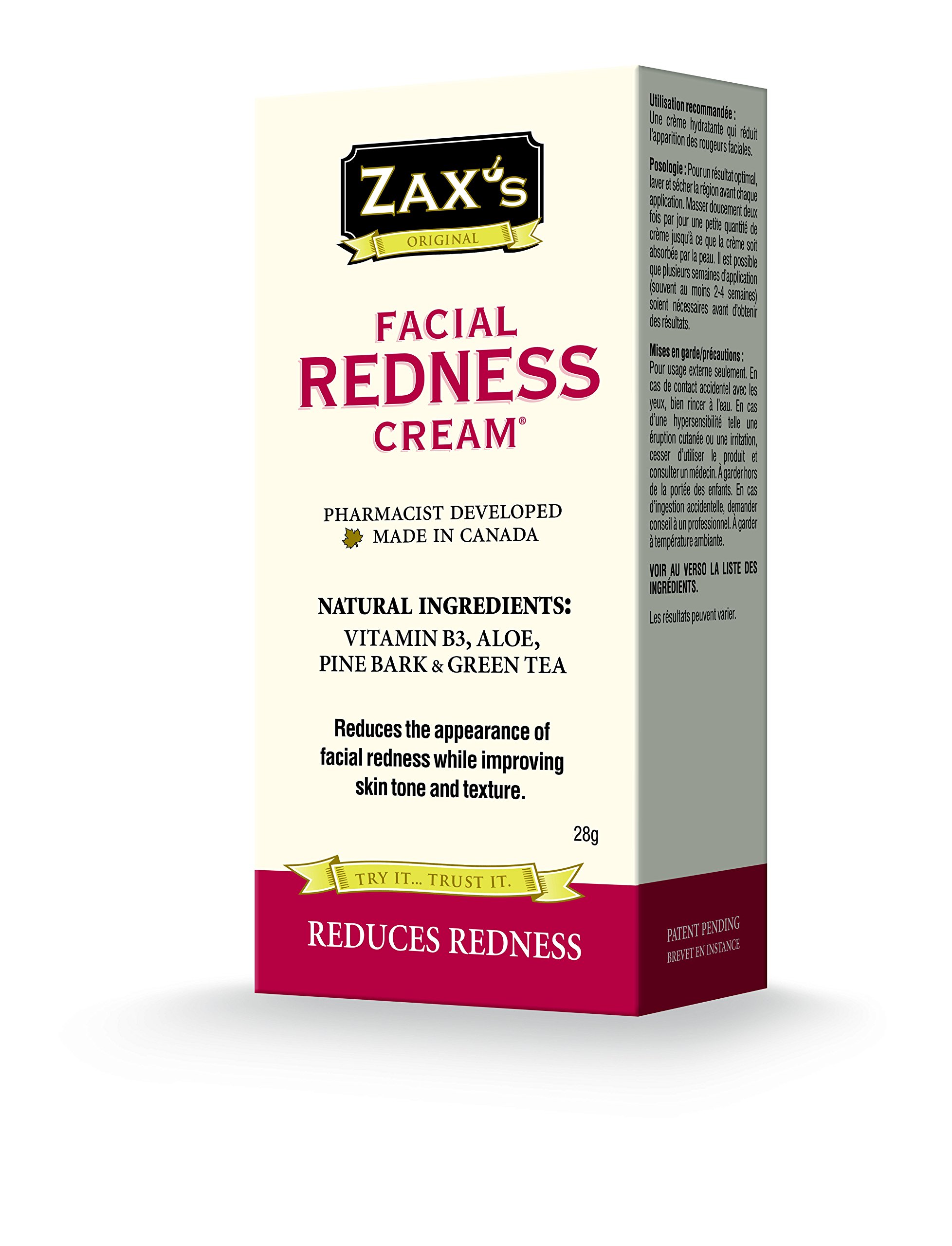 Amazon.com: Zax's Facial Redness Diminishing Cream, Rapid Relief